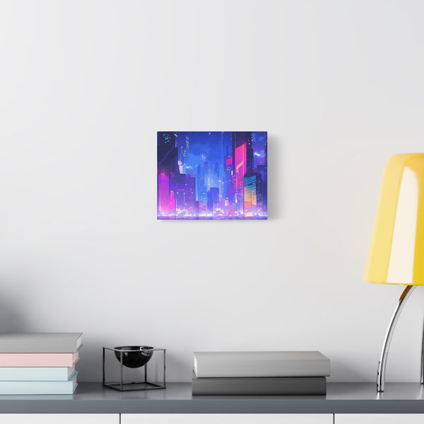 City of Dreams - Lofi Anime Canvas Print