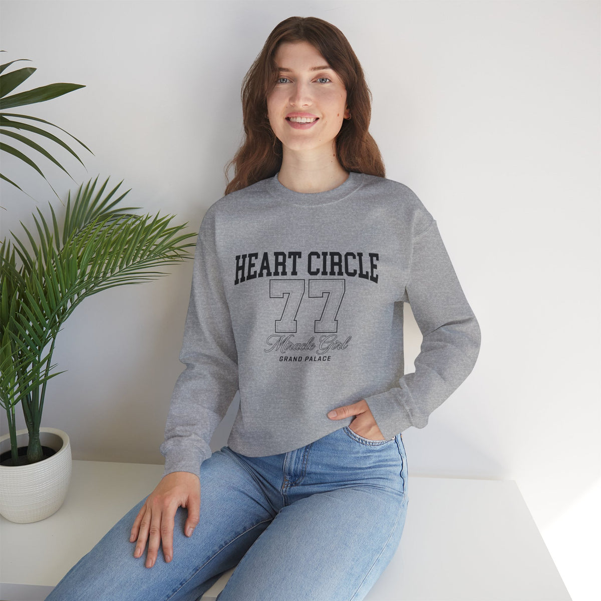 Miracle Girl 77 - Official Heart Circle Collegiate Sweatshirt