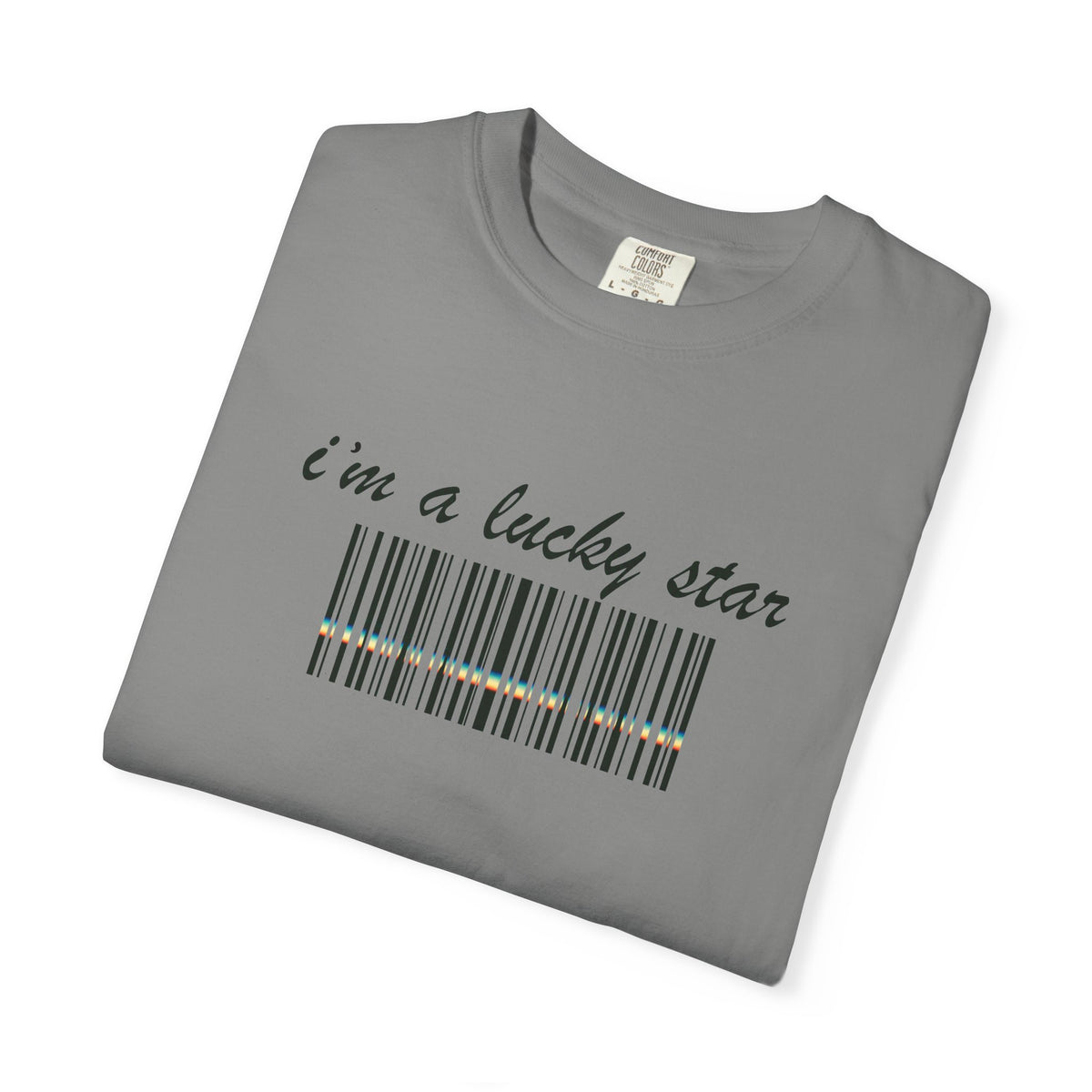 I'm a Lucky Star - Graphic Barcode T-Shirt