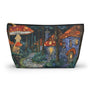 cute cosmetic pouch with mushrooms