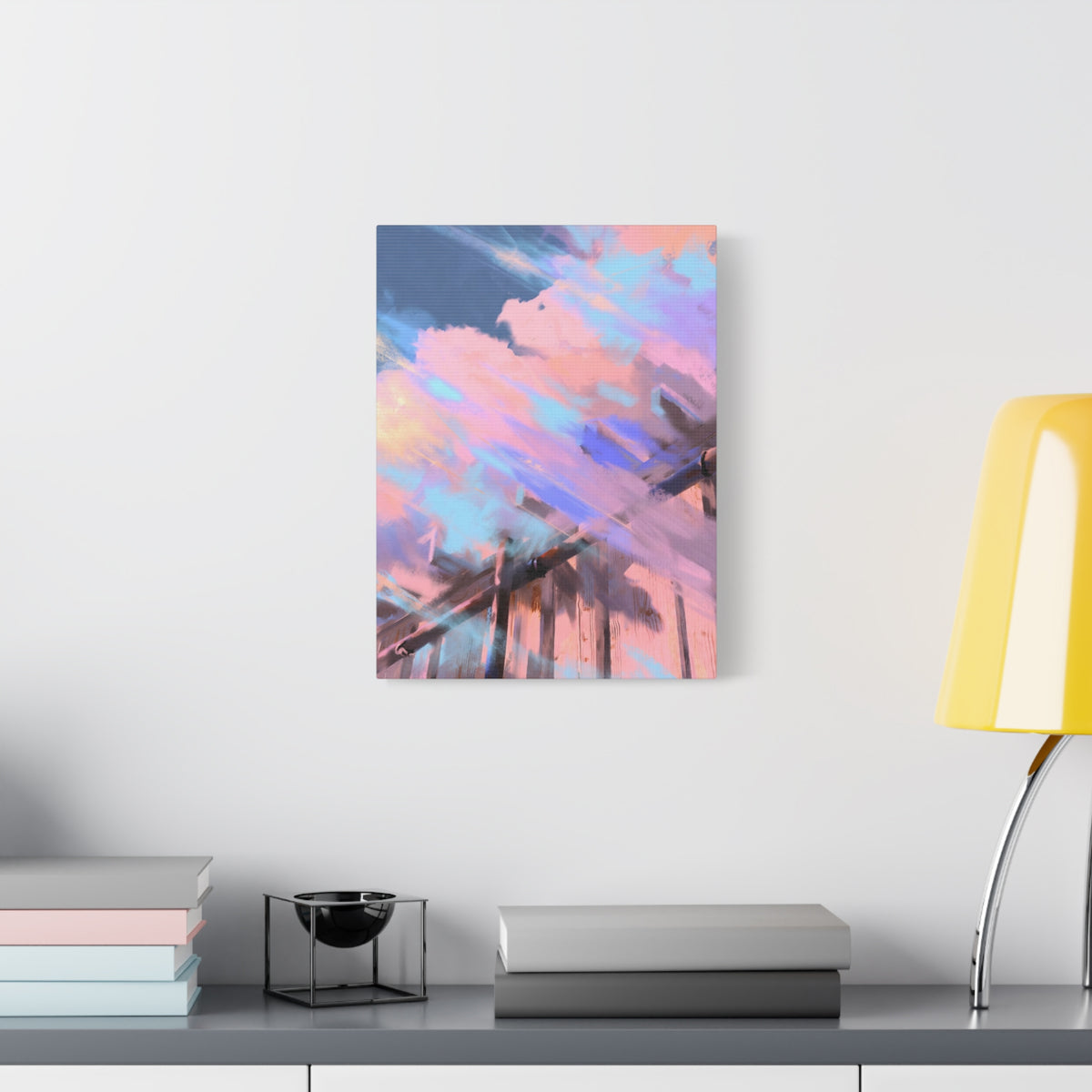 Crossing Over - Abstract Vertical Wall Art
