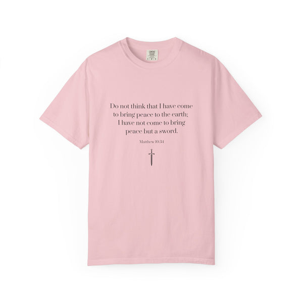 Matthew 10:34 Bible Verse T-Shirt
