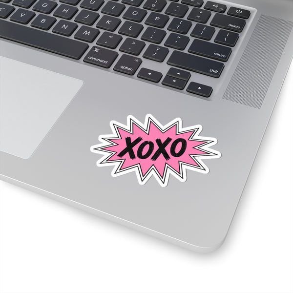 XOXO - Pink Pop-Art Sticker