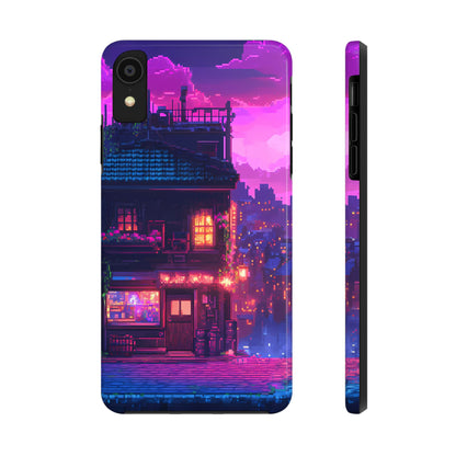 Zeke's Pub - Cyberpunk Pixel Art Phone Case