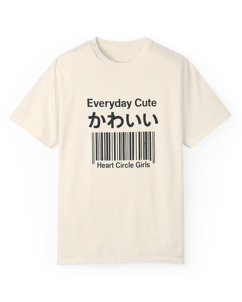 Everyday Cute - Japanese Graphic Barcode T-Shirt