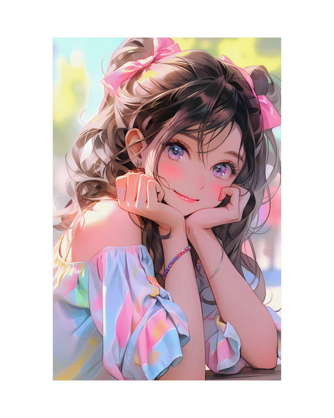 Eyes For You - Anime Girl Poster
