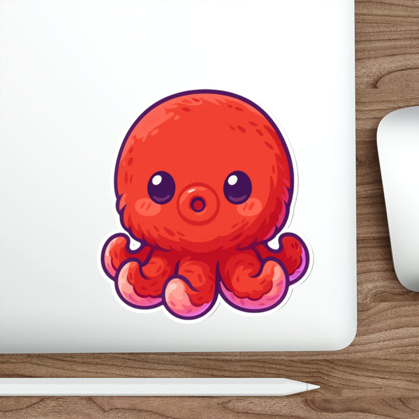 Alone Octopus Cute Anime Sticker