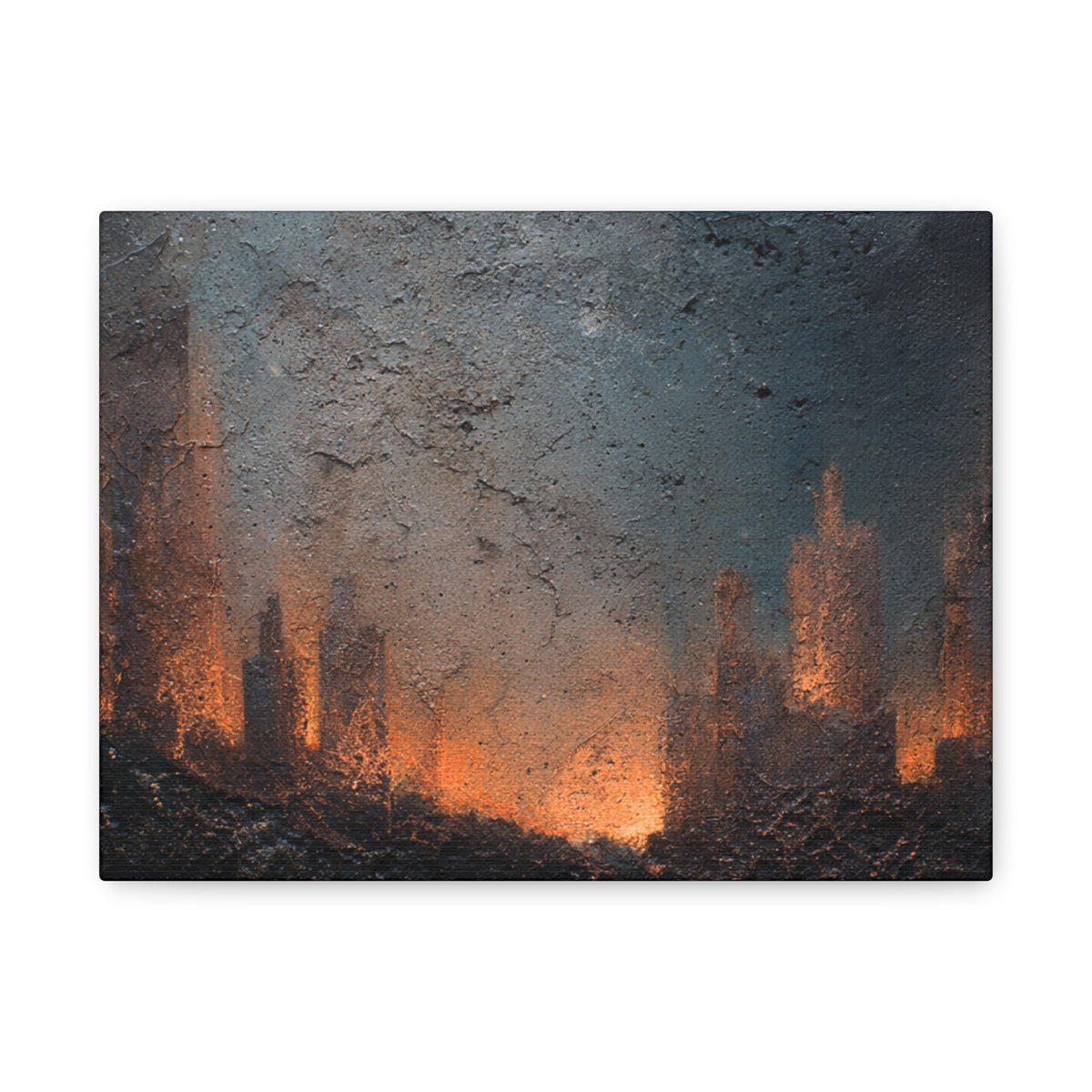 Tears Edge - Abstract Textured Wall Art