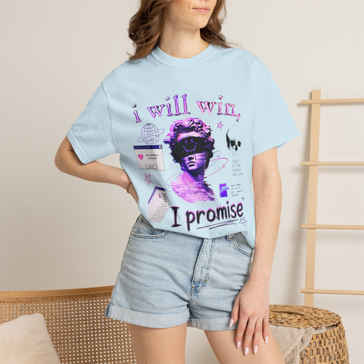 I Will Win - Schizopost Vaporwave Aesthetic T-Shirt