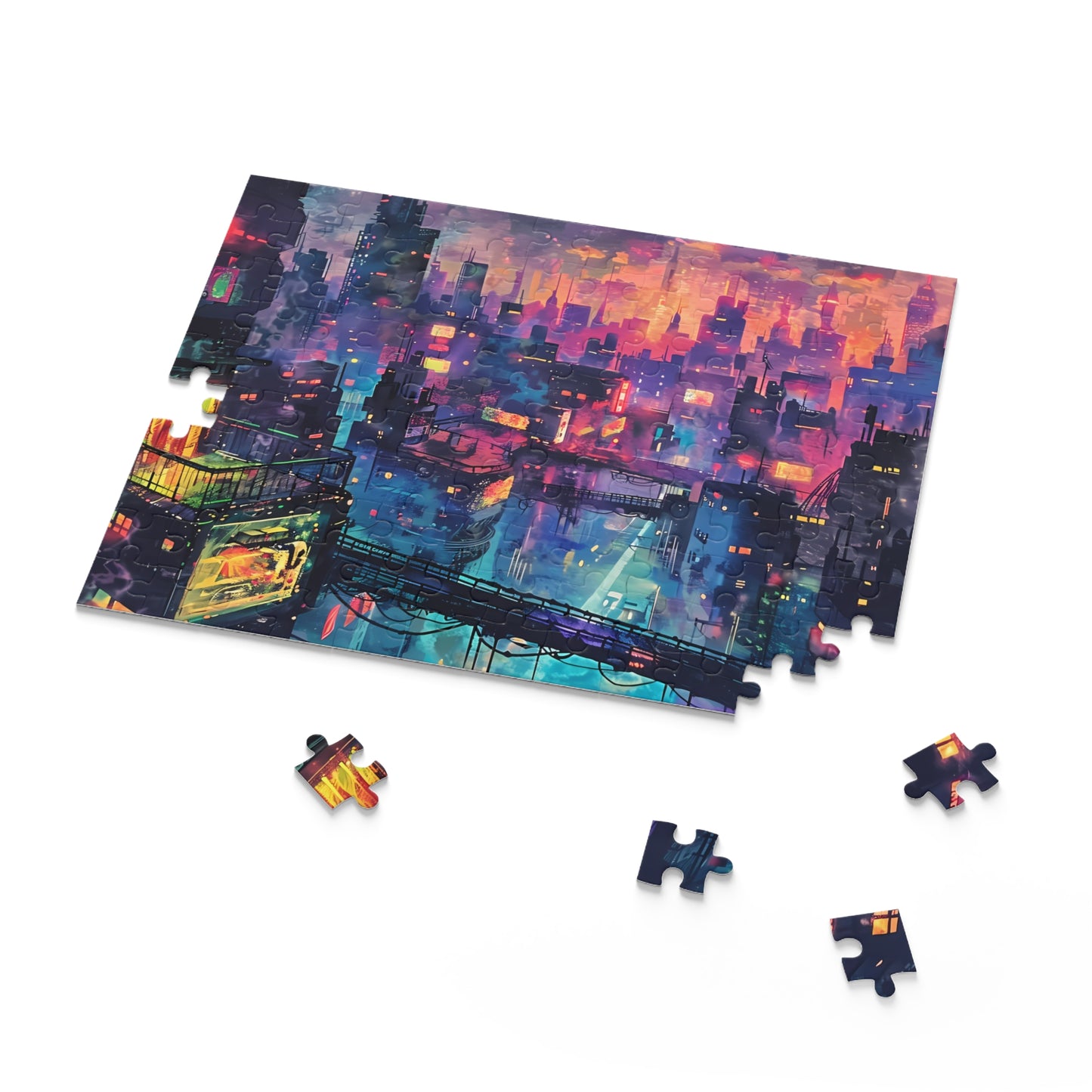 Formless City - Futuristic Cityscape Puzzle