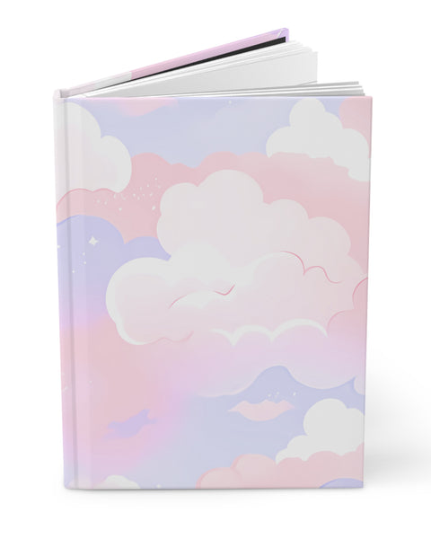 Pastel Clouds - Cute Hardcover Journal