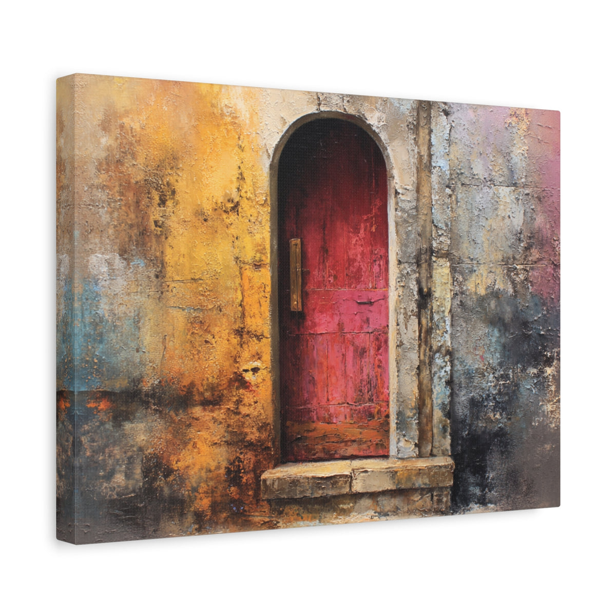 Old Entrance - Abstract Textured Wall Art