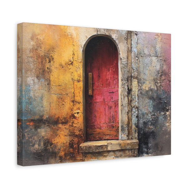 Old Entrance - Abstract Textured Wall Art
