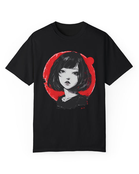 Red Moon - Retro Anime T-Shirt