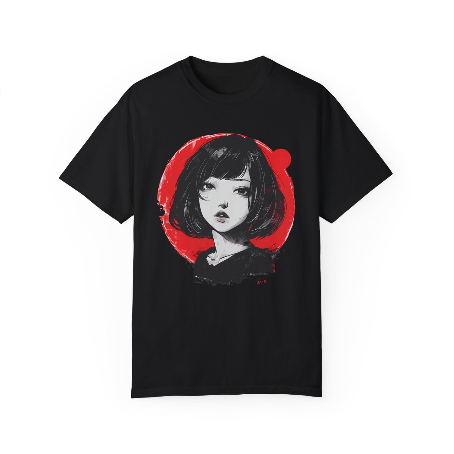 Red Moon - Retro Anime T-Shirt