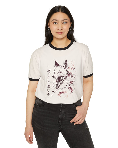 Stay Centered - Vintage Anime Fox T-Shirt