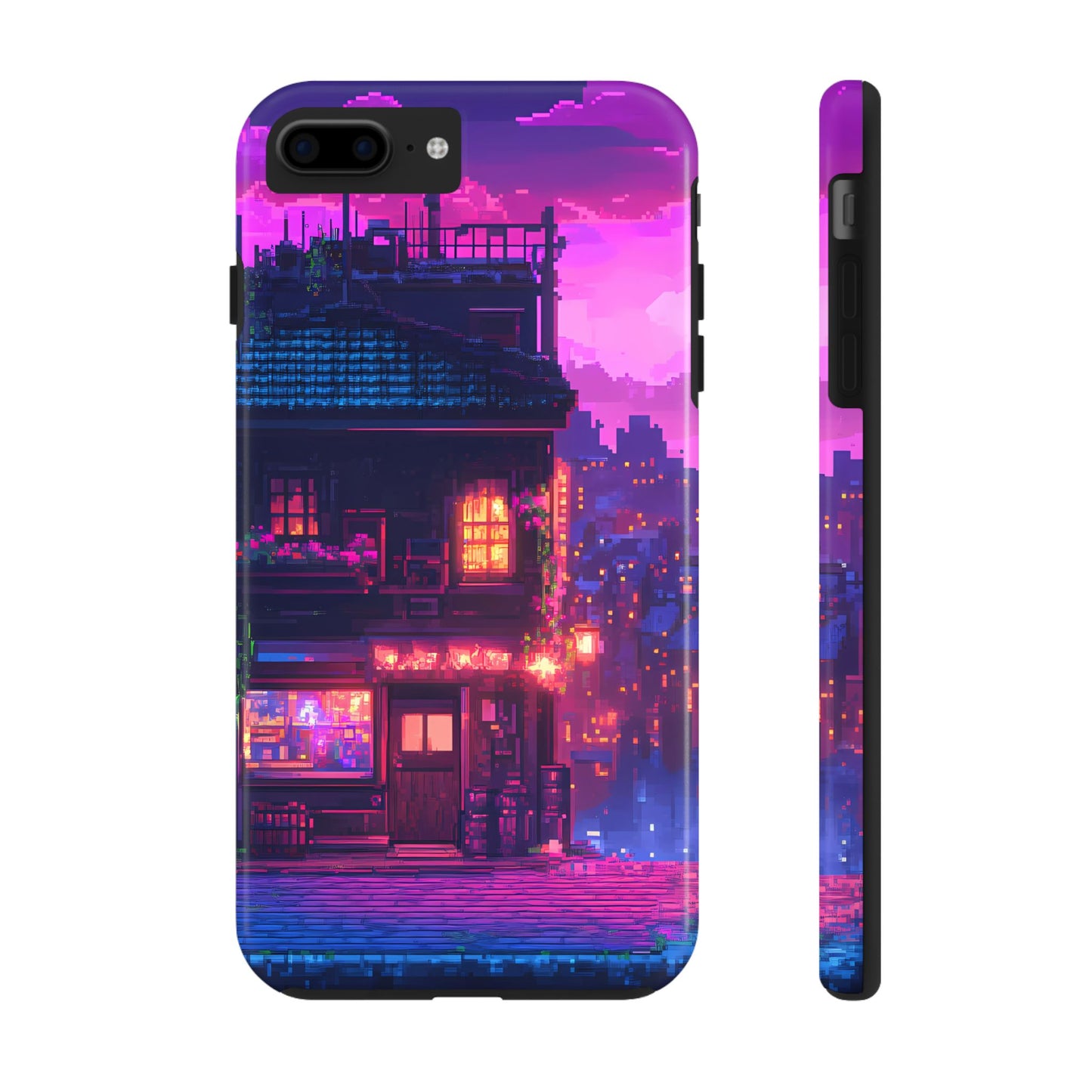 Zeke's Pub - Cyberpunk Pixel Art Phone Case