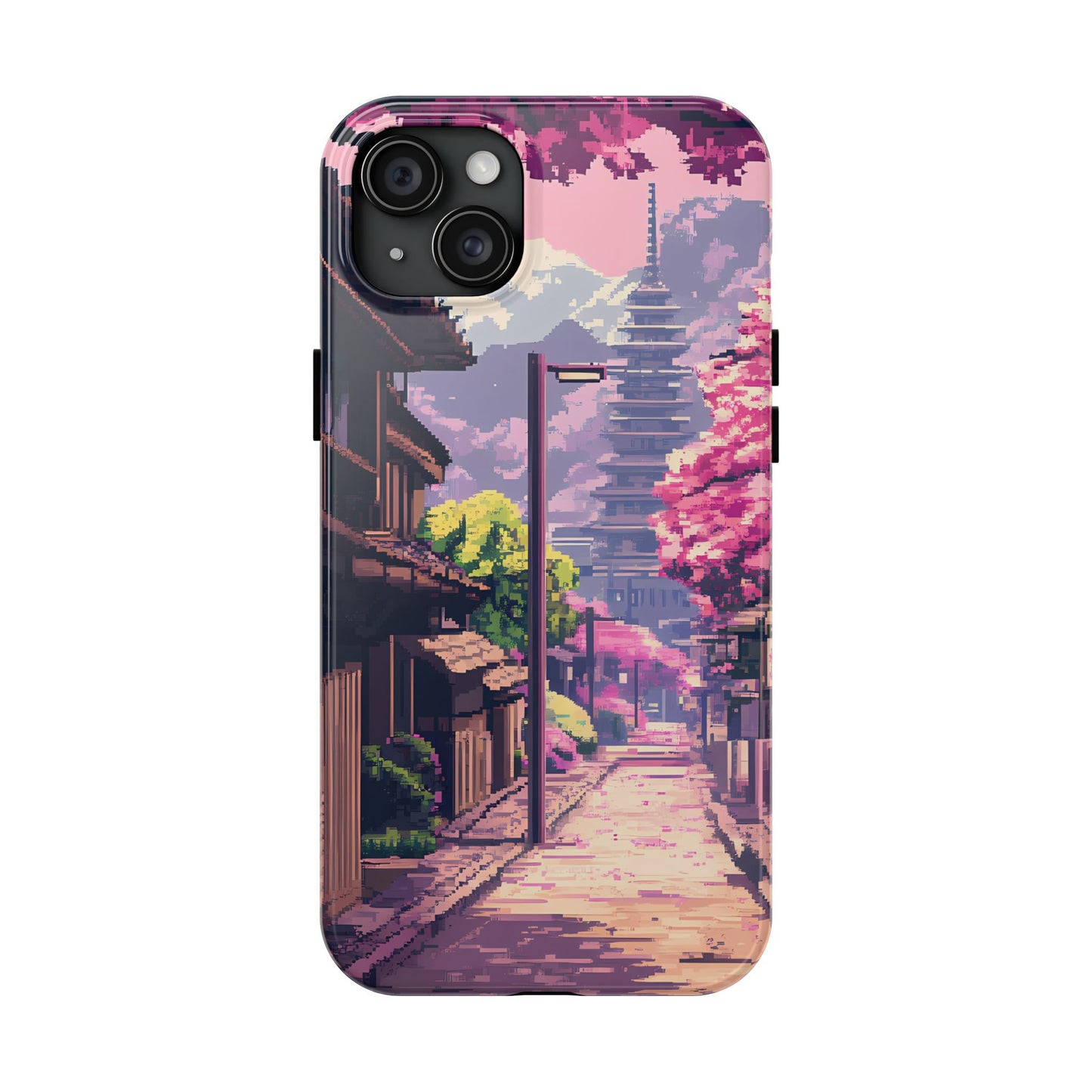 Temple Street - Anime Cherry Blossom Phone Case