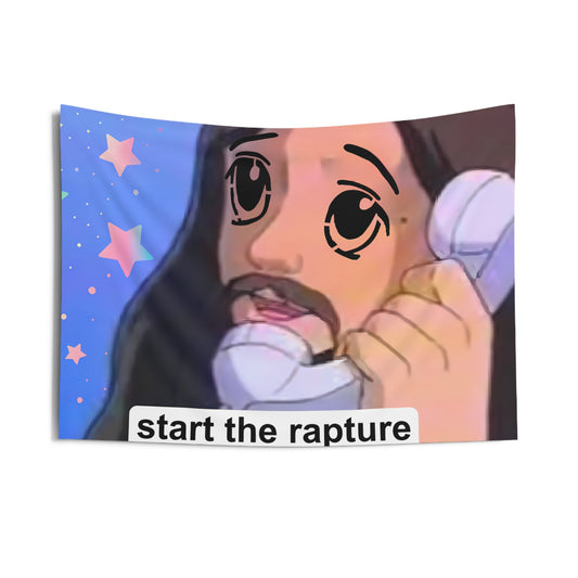 Start the Rapture Milady Wall Tapestry