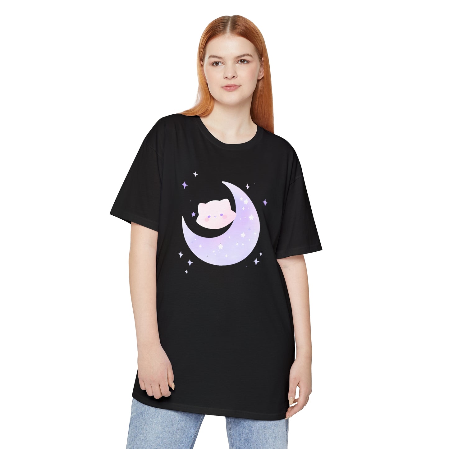 Kitty Moon - Cute Oversized Sleep Shirt