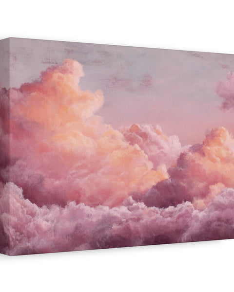 Rosy Skyscape - Pink Pastel Wall Art