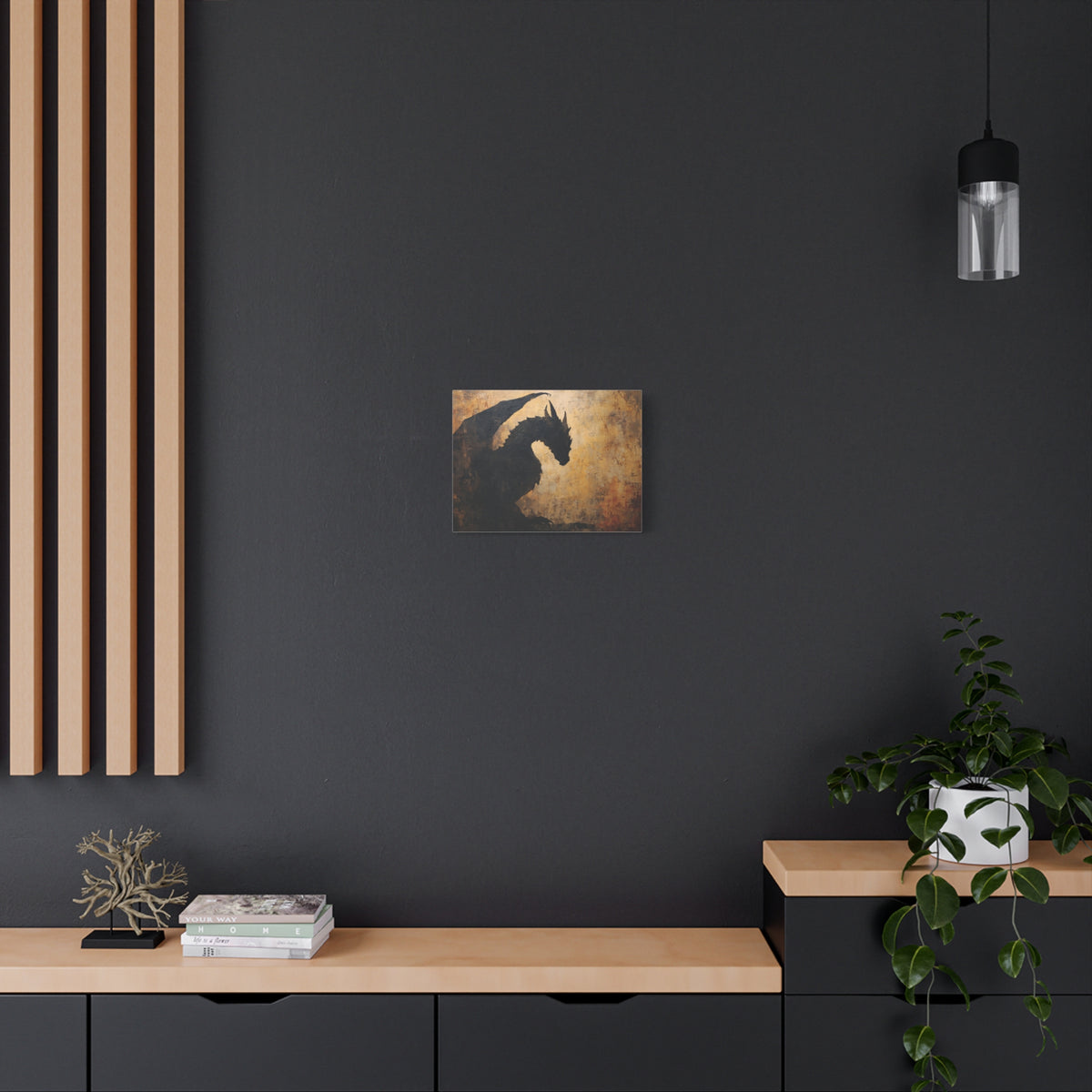 Elder Dragon - Textured Fantasy Wall Art