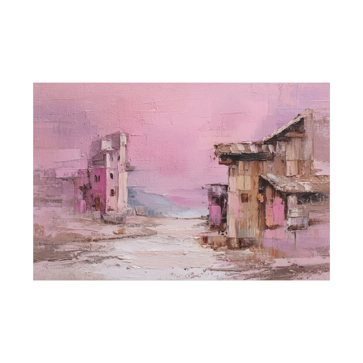 Desert Frontier - Abstract Pastel Wall Art