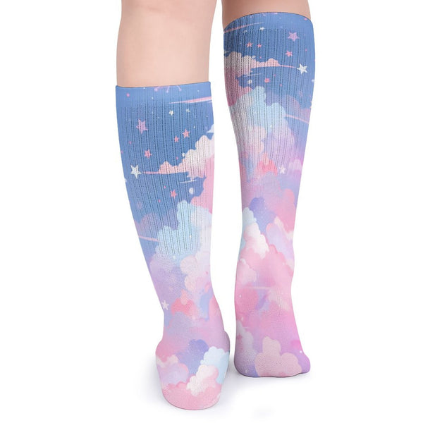Starry Skies - Cute Anime Knee Socks