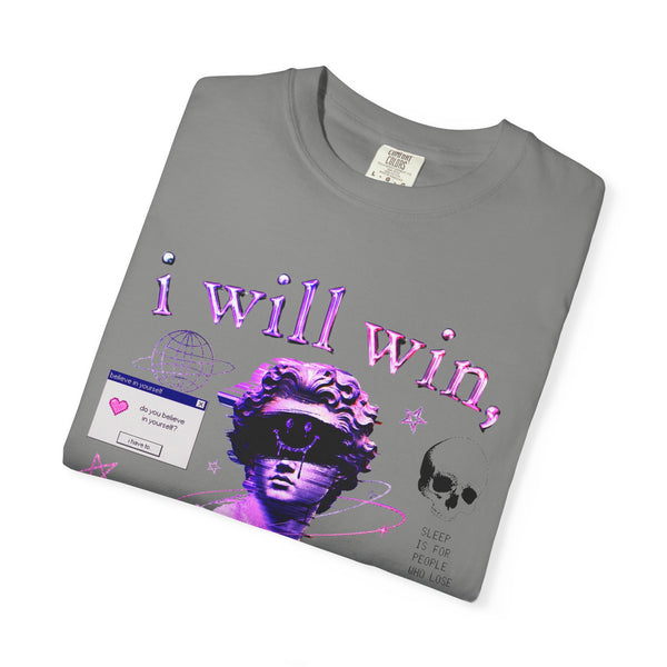 I Will Win - Schizopost Vaporwave Aesthetic T-Shirt