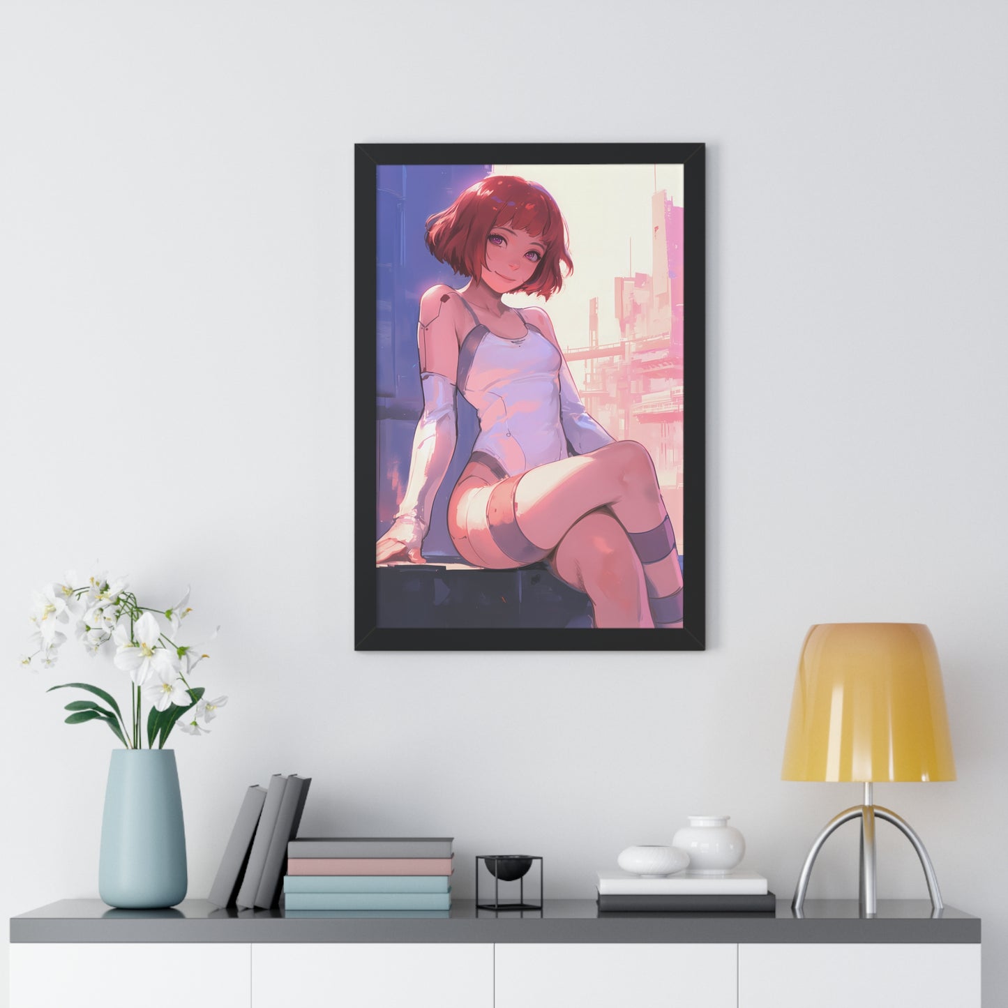 Shining Future - Anime Framed Poster