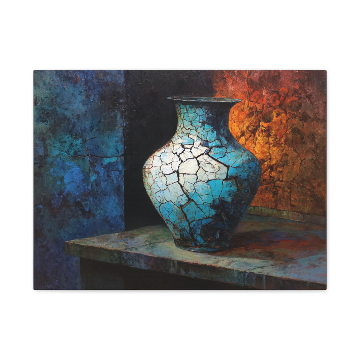 Lapis Relic - Textured Wall Art