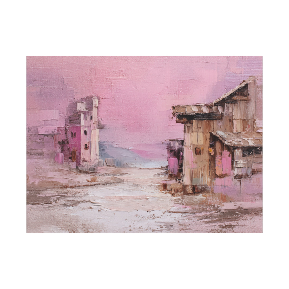 Desert Frontier - Abstract Pastel Wall Art