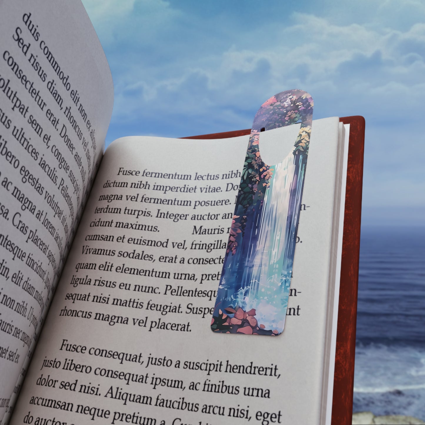 Falls of Jadii - Fantasy Anime Bookmark