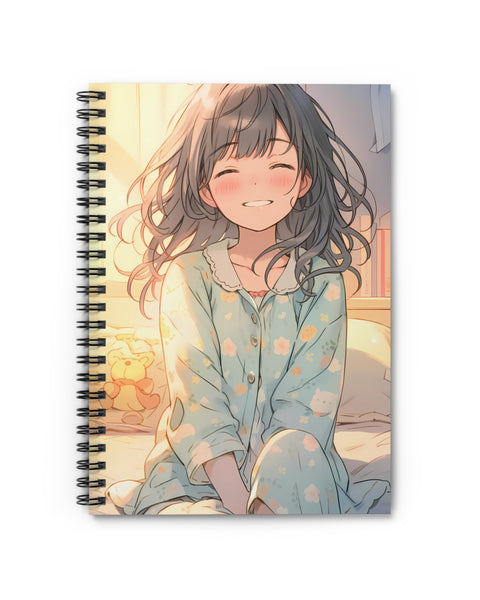 Good Morning - Anime Girl Notebook
