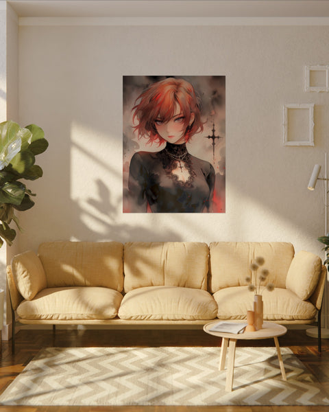 Goddess of Fae Dara - Anime Watercolor Poster