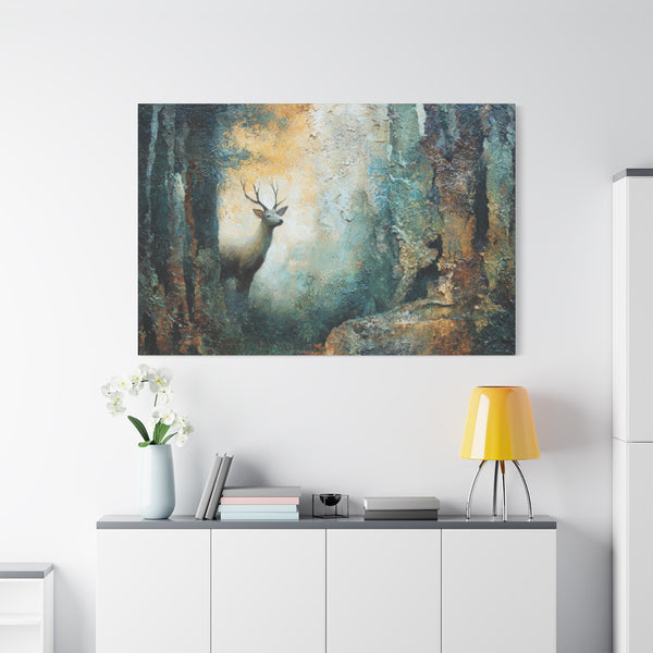 Emerging Buck - Textured Wall Art