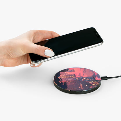 Aesthetic City Anime Wireless Charger