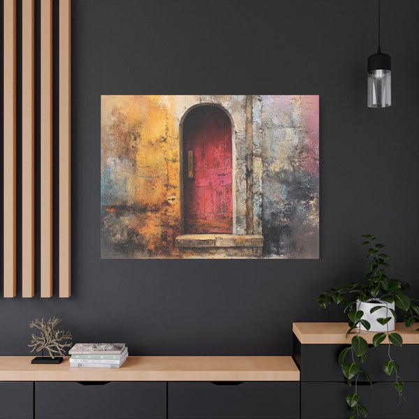 Old Entrance - Abstract Textured Wall Art
