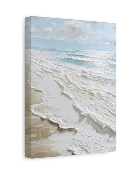Coastal Bliss - White Beach Wall Art