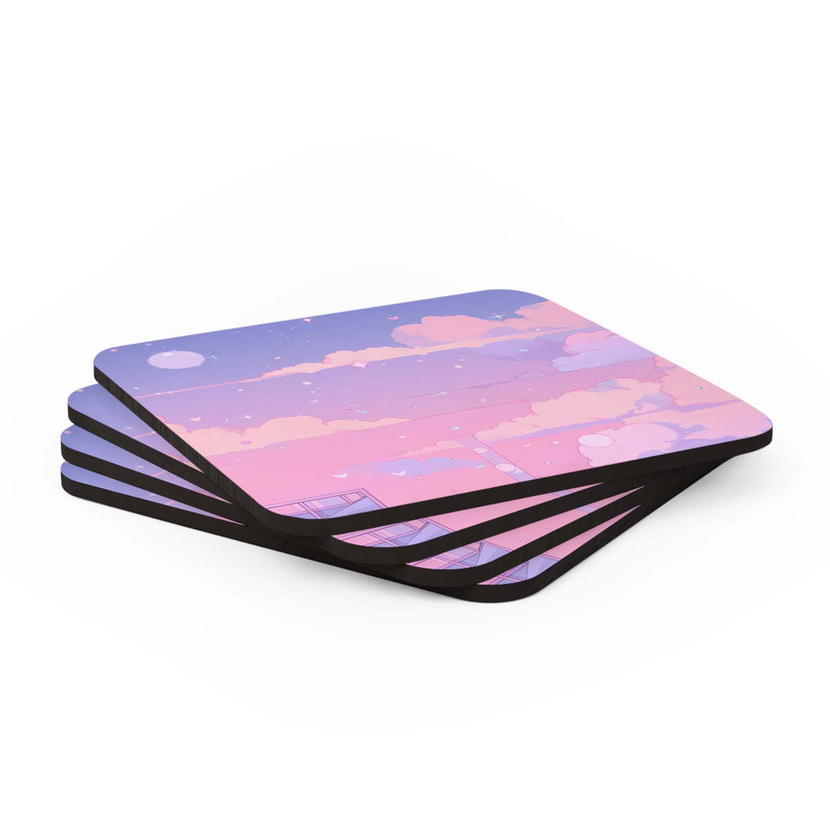 Cotton Candy Dreams - Lofi Aesthetic Coasters