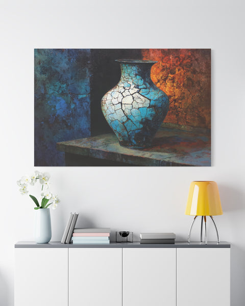 Lapis Relic - Textured Wall Art