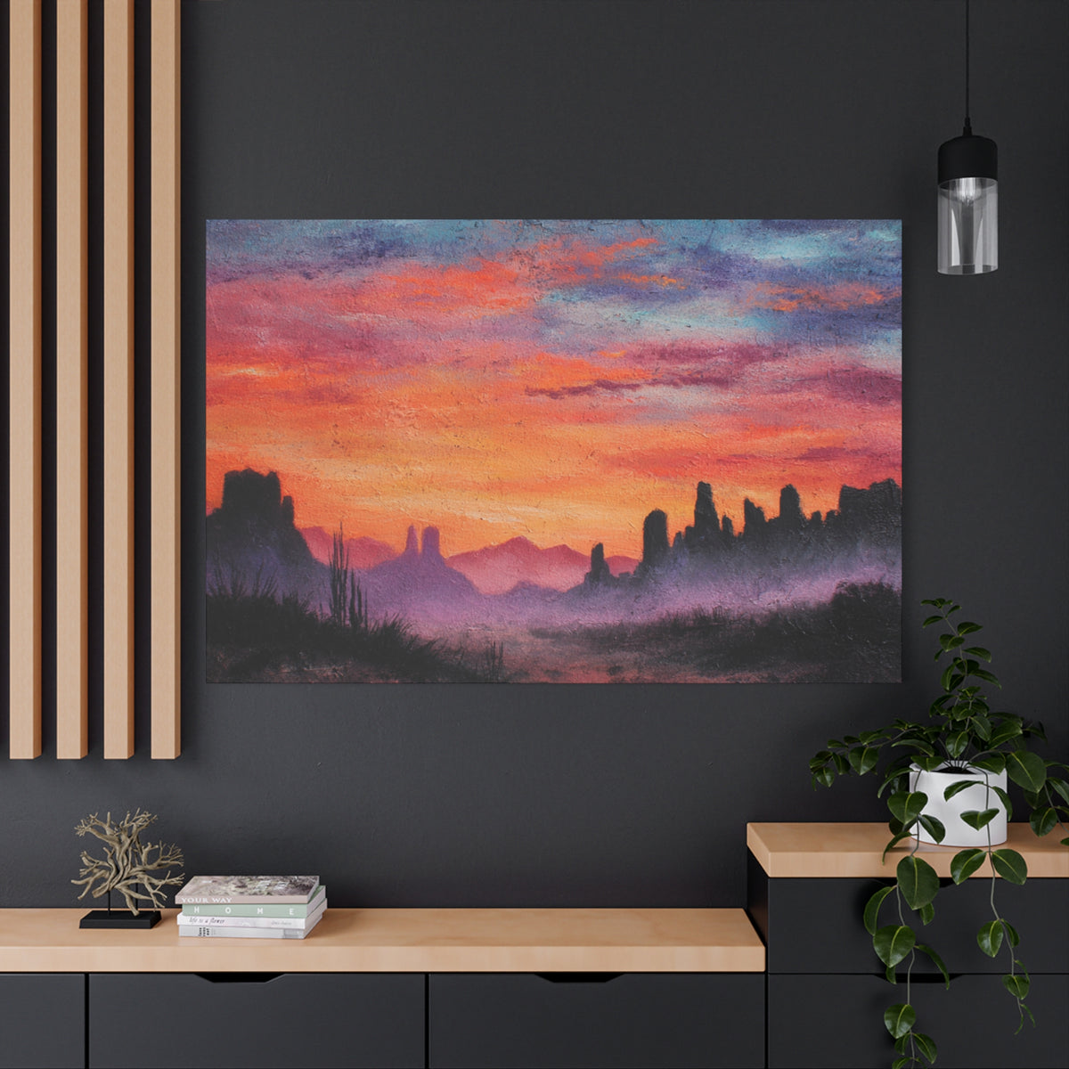 Last Light - Textured Fantasy Wall Art