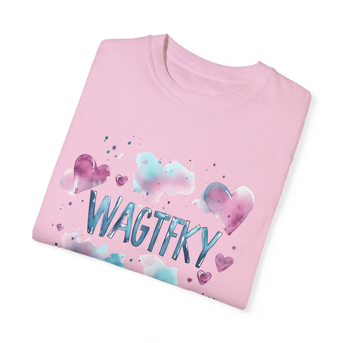 WAGTFKY - Cute T-Shirt With Hearts