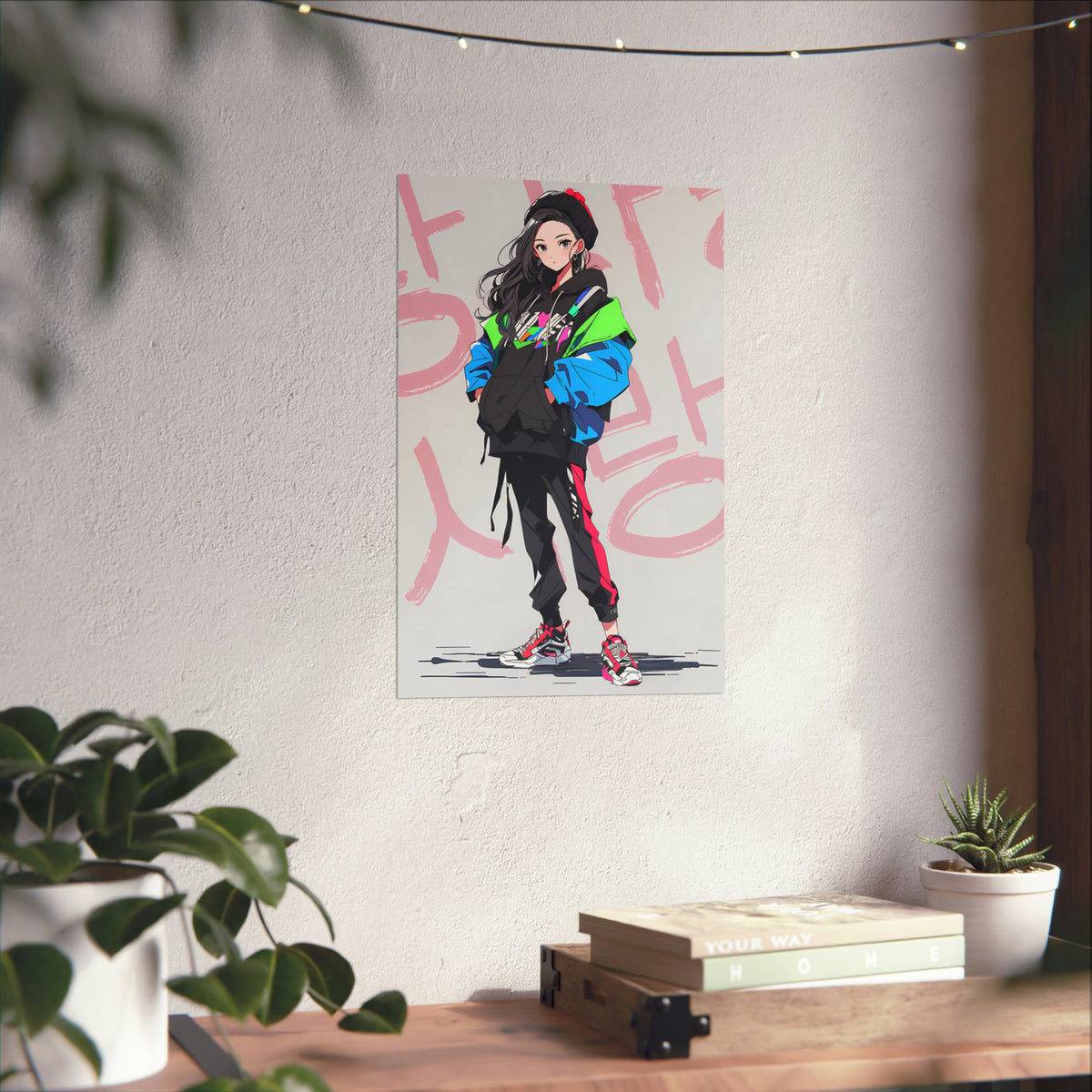 LOVE Kinda Vibe - Korean Anime Poster