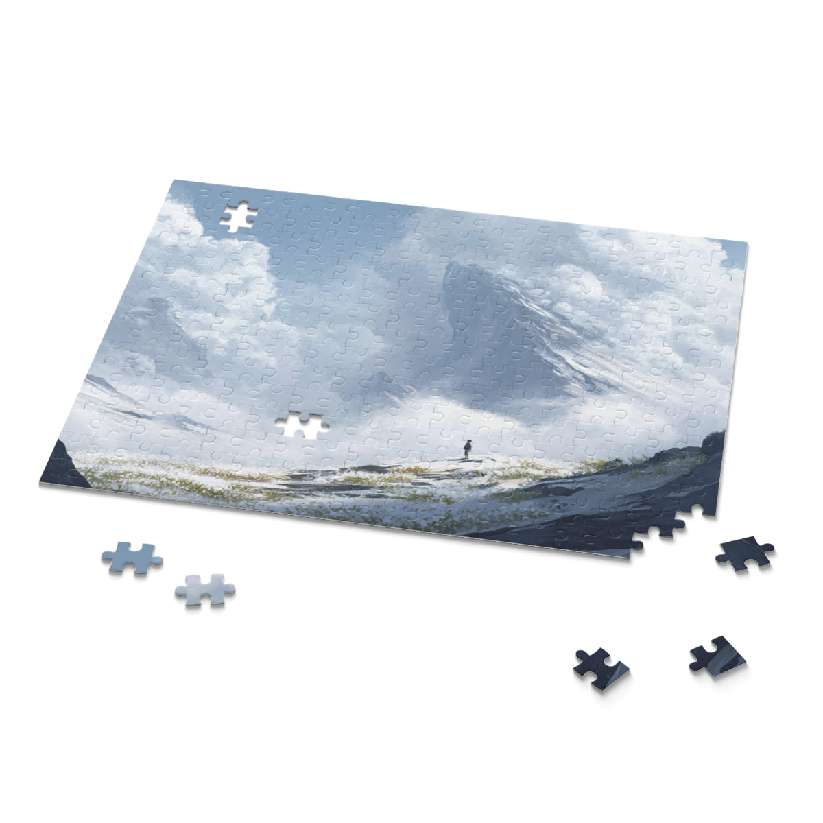 Ivory Heights - White Fantasy Puzzle