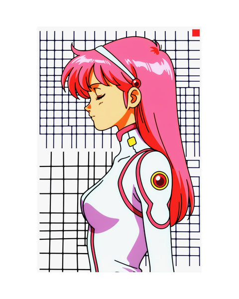 Hope Across Timelines - Retro Anime Poster