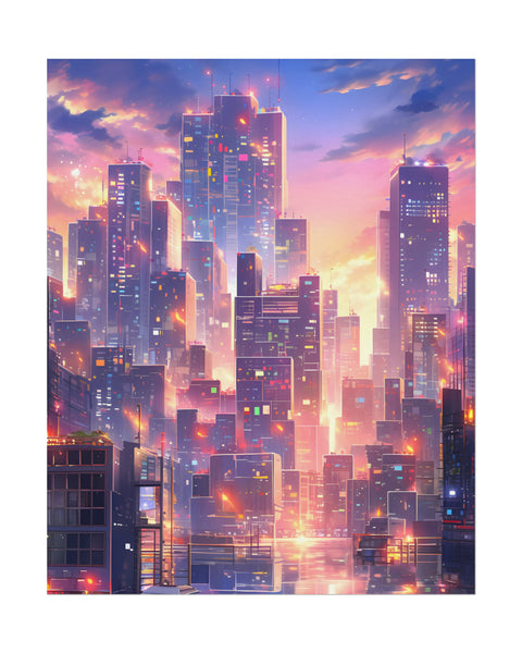 Chrysia - Lofi Anime Watercolor Poster