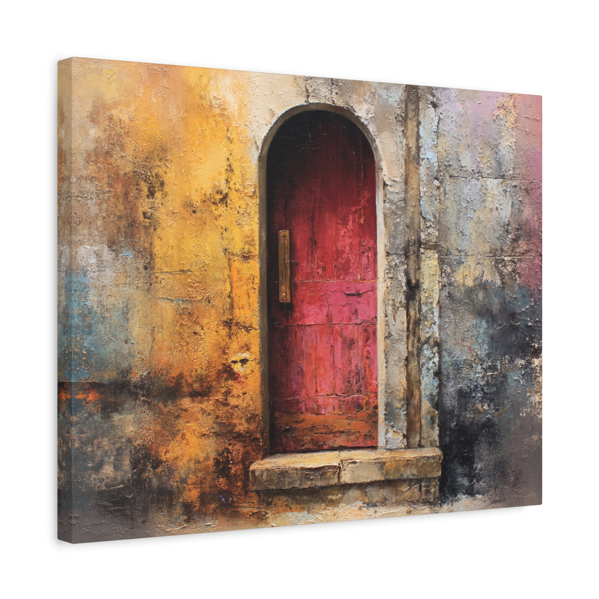 Old Entrance - Abstract Textured Wall Art