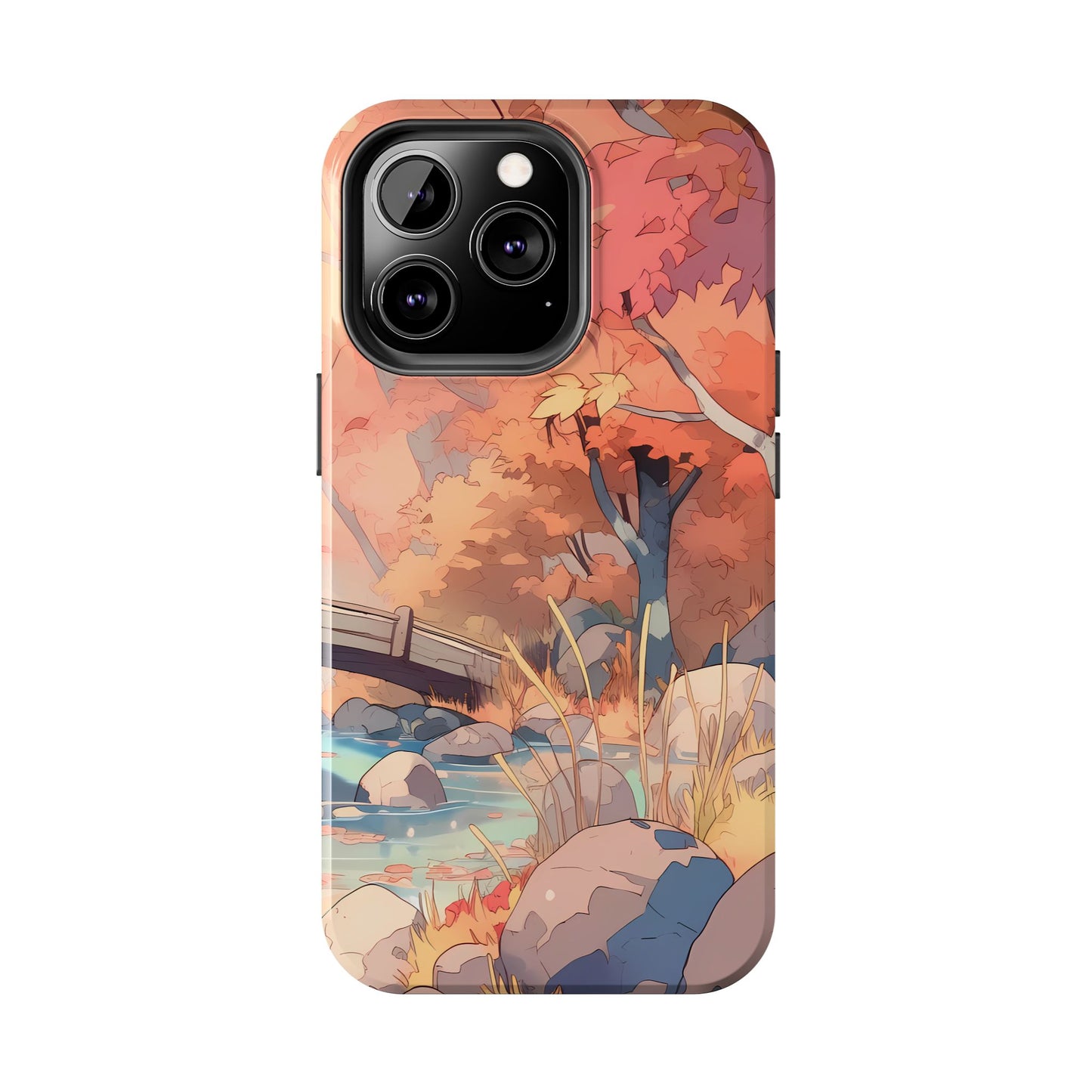 Amberglow - Anime Fall Phone Case