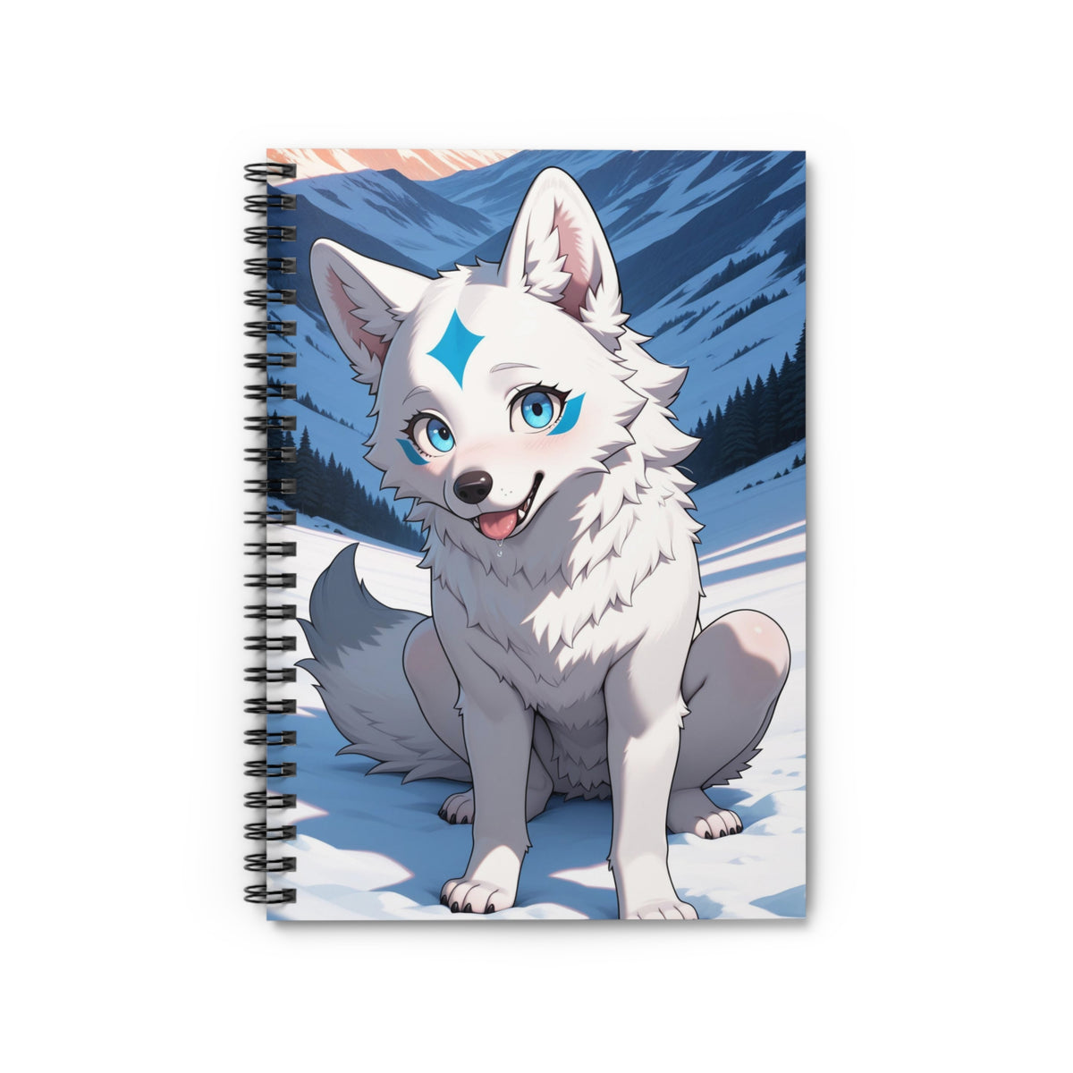 Igloo Power - Cute Anime Wolf Notebook
